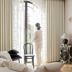 French Cream Elegance Curtain