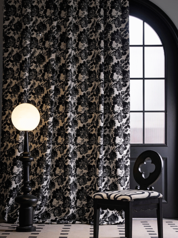 Noir Bloom Jacquard Blackout – Image 2