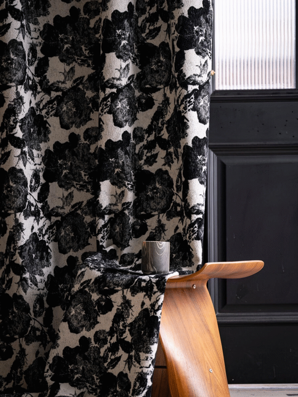 Noir Bloom Jacquard Blackout – Image 3