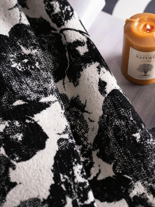 Noir Bloom Jacquard Blackout – Image 5