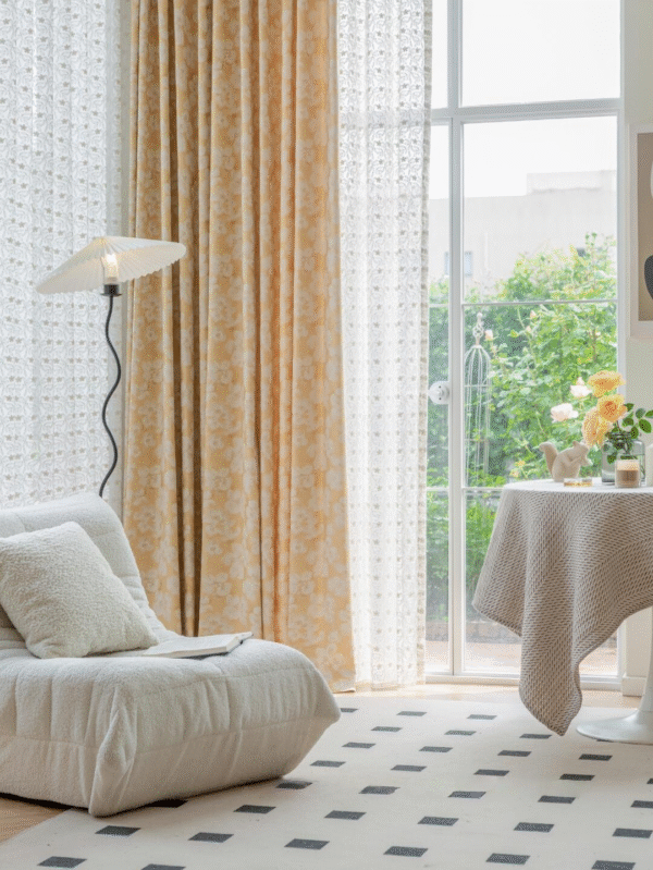 Dawn Blossom Semi-Sheer